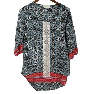Tilly Anne Boho High Low Blouse